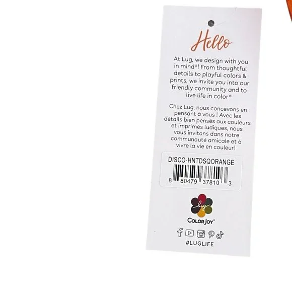 Lug Haunted Squares Orange Disco Pouch Halloween - Picture 3 of 8